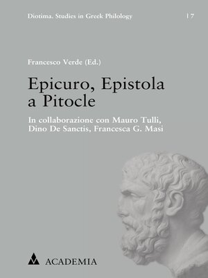 cover image of Epicuro, Epistola a Pitocle